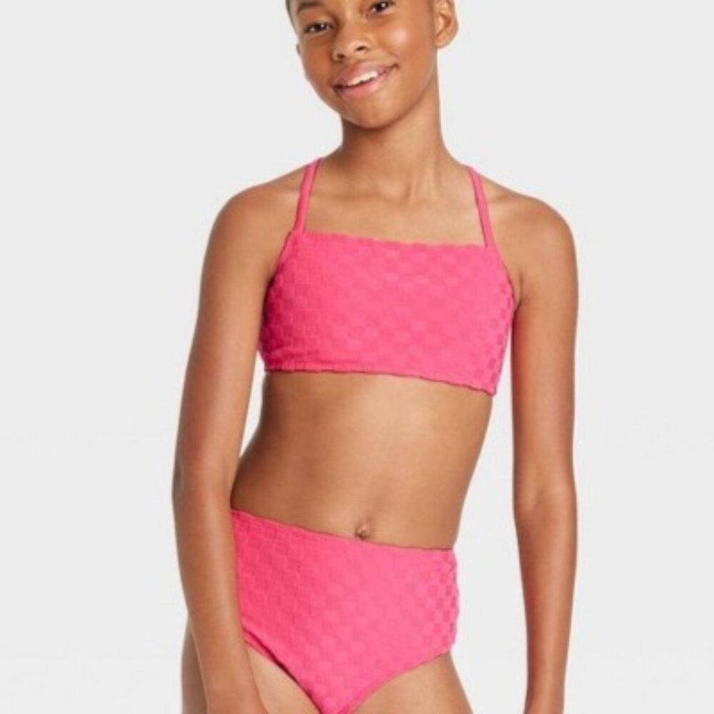 Art Class Girls' 2pc Terry Darling Bikini Set